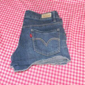 Levi's Shorty Short Med Blue Jean Shorts
